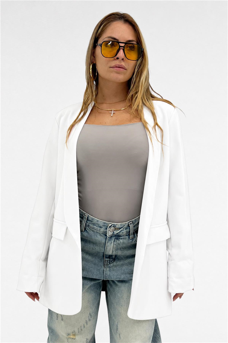 blazer con manica regolare bis